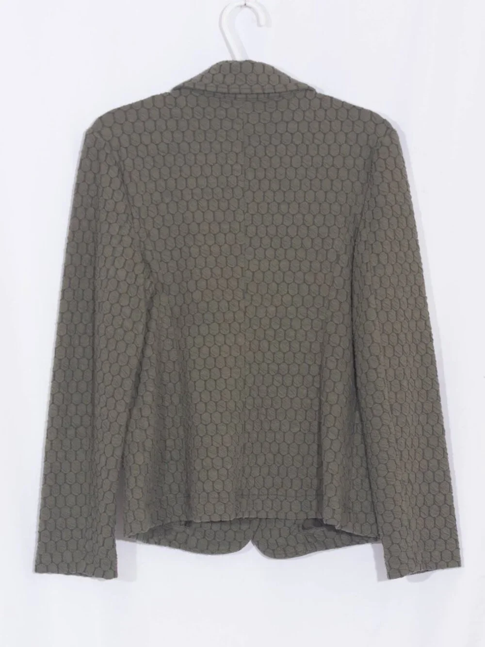 ANTHROPOLOGIE PORRIDGE Textured Single Button Jacket Size M